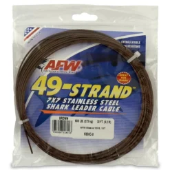 American Fishing Wire Wire Leader>Stainless Steel Shark Leader Cable
