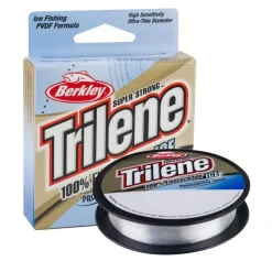 Berkley Monofilament>Trilene 100% Fluorocarbon Ice Clear Fishing Line 75YDS