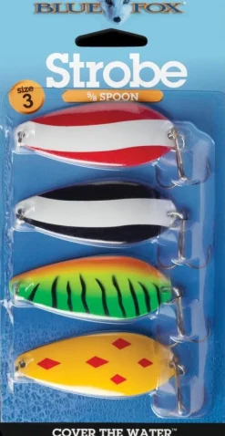 Blue Fox Spinnerbaits, Buzzbaits, Inline Spinners>Strobe Spoon Kit