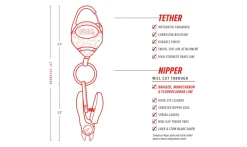 Bubba Knives & Scissors>Line Clipper w/ Tether Combo