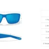 Costa Sunglasses>Corbina Blackout Frame With Mirror Blue Lens 580G Polarized Sunglasses