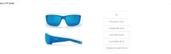 Costa Sunglasses>Corbina Blackout Frame With Mirror Blue Lens 580G Polarized Sunglasses