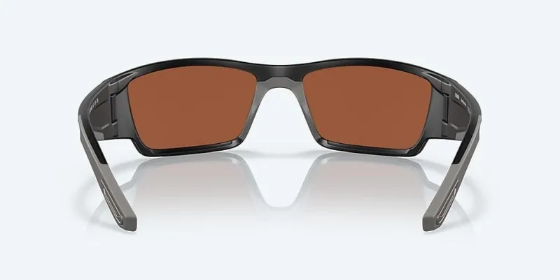 Costa Sunglasses>Corbina Pro Matte Black Frame with Green Mirror Lens 580G Polarized Sunglasses