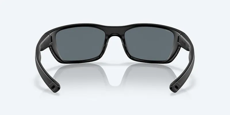Costa Sunglasses>Whitetail Blackout Frame with Blue Mirror Lens 580P Polarized Sunglasses