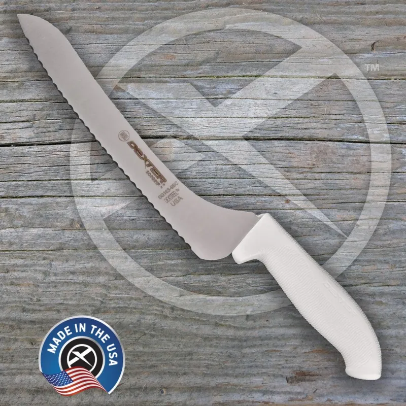 Dexter Russell Knives & Scissors|Tools>SG163-9SC 9" Sofgrip Offset Scalloped Knives