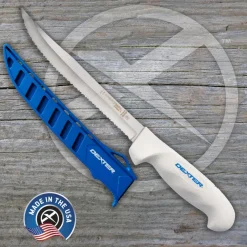 Dexter Russell Knives & Scissors|Tools>SG142-8TEEG 8" Sofgrip Tiger Edge Scalloped Knives with Edge Guards