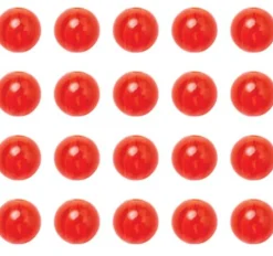 Eagle Claw Rigs|Beads>Red Plastic Beads 8Mm-20 Pieces