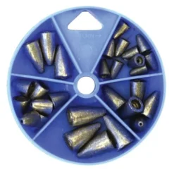 Eagle Claw Rigs|Swivels & Snaps>Worm Weight Sinker Assortment