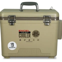 Engel Tackle Boxes & Storage>19 Quart Live Bait Pro Cooler with AP3 Rechargeable Aerator & Stainless Hardware