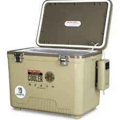 Engel Tackle Boxes & Storage>19 Quart Live Bait Pro Cooler with AP3 Rechargeable Aerator & Stainless Hardware