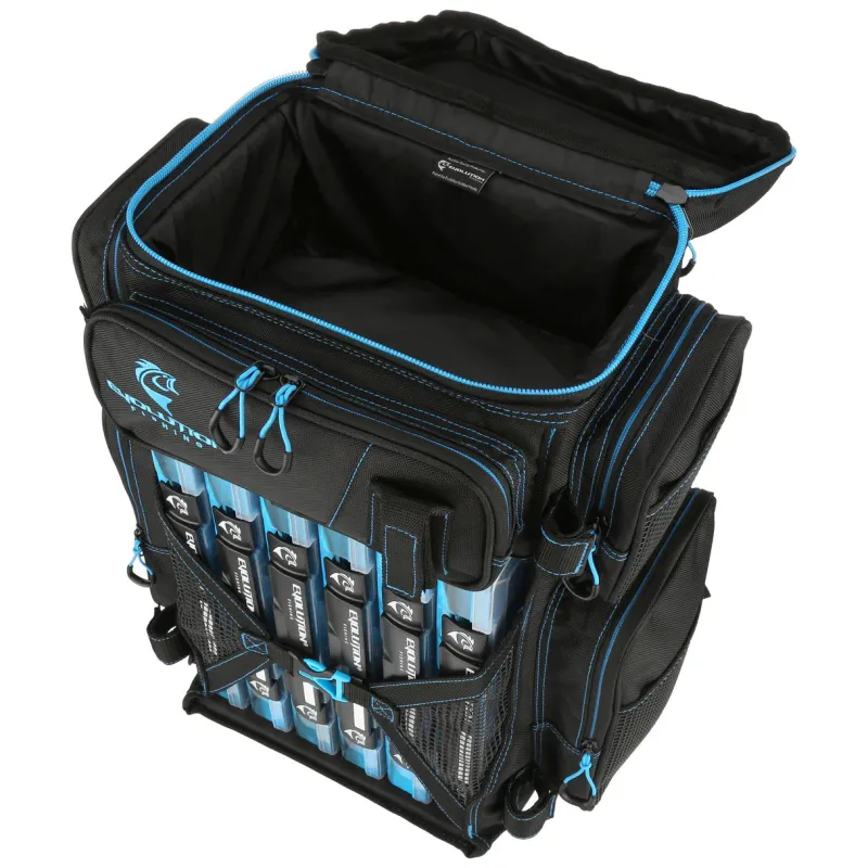 Evolution Bags|Tackle Boxes & Storage>Drift Series 3700 Tackle Backpack With Rod Holders
