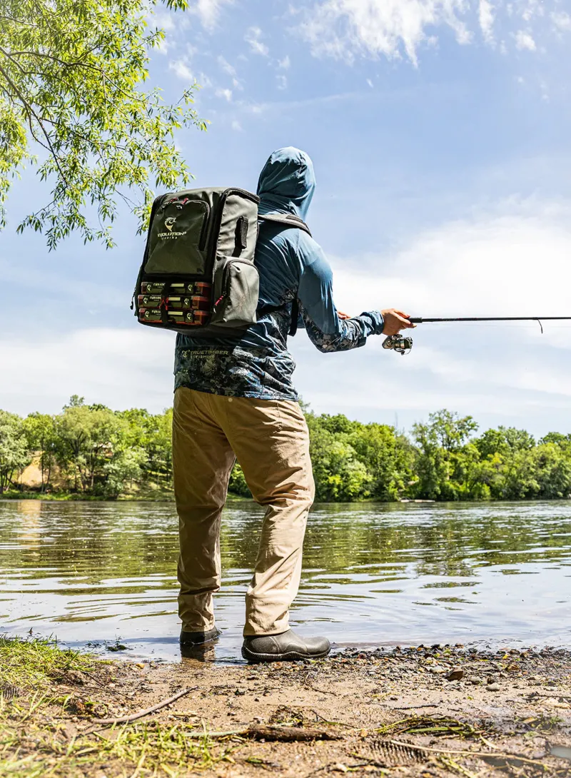 Evolution Bags|Tackle Boxes & Storage>Largemouth 3.0 Tackle Backpacks