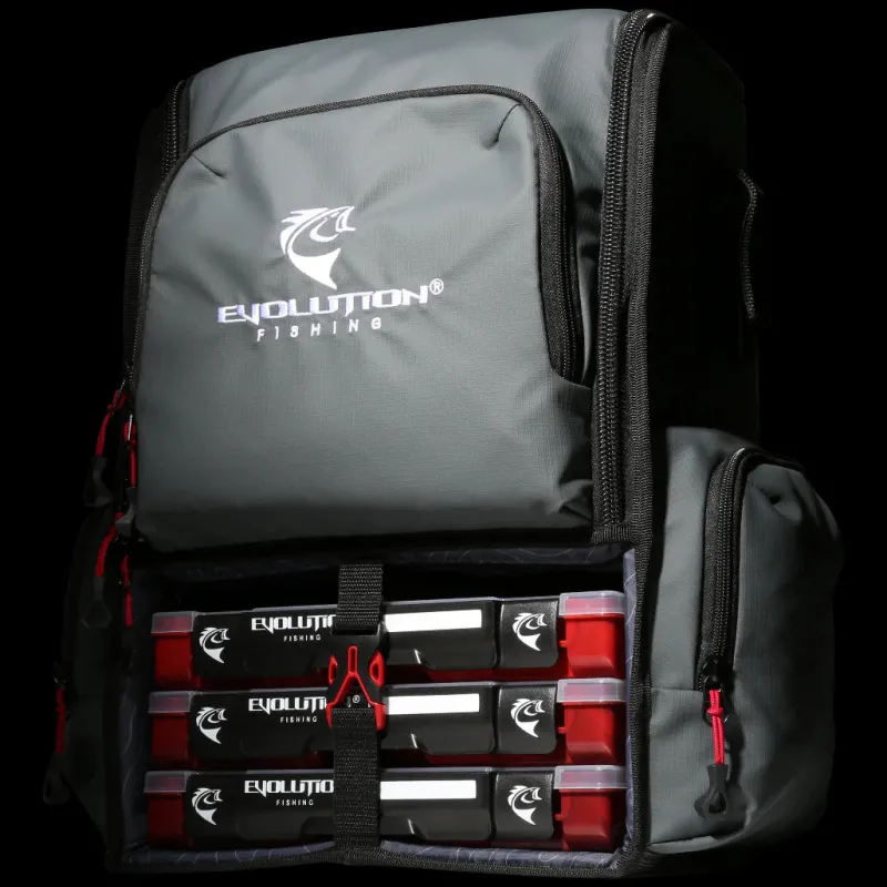 Evolution Bags|Tackle Boxes & Storage>Largemouth 3.0 Tackle Backpacks
