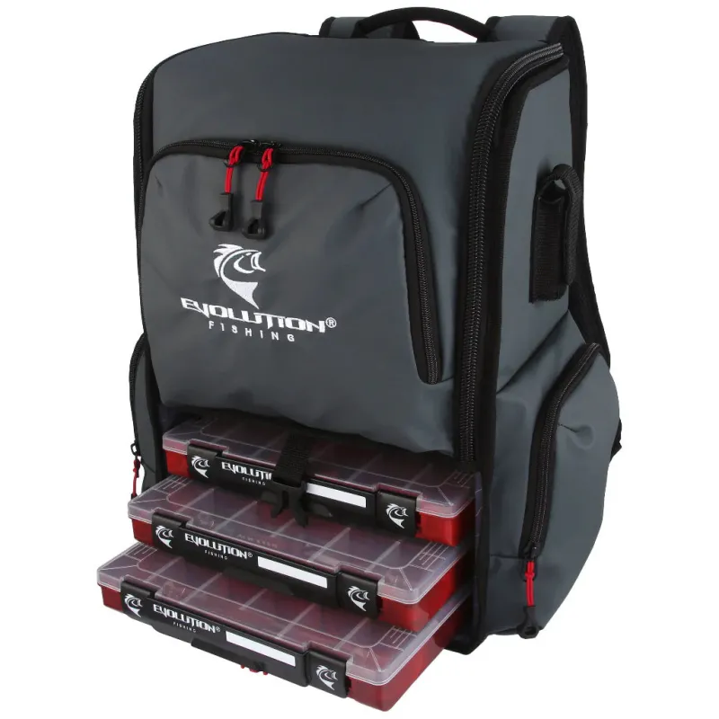 Evolution Bags|Tackle Boxes & Storage>Largemouth 3.0 Tackle Backpacks