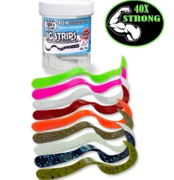 Fat Cow Soft Baits>Jig Strips Eel Tail