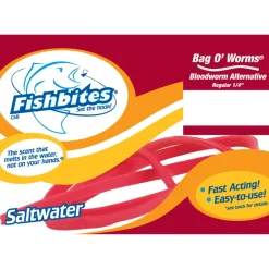 Fishbites Soft Baits>Faster Acting Bag O' Worms Soft Baits