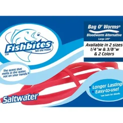 Fishbites Soft Baits>Longer Lasting Bag O' Worms Soft Baits