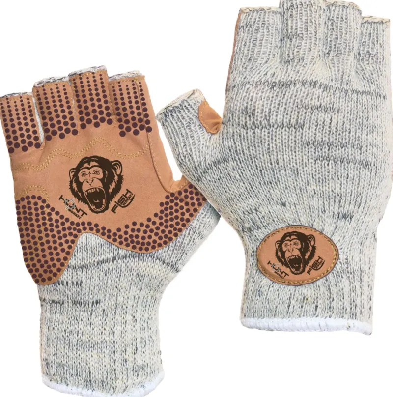 Fish Monkey Gloves>Wooly Wool Half Finger Gloves