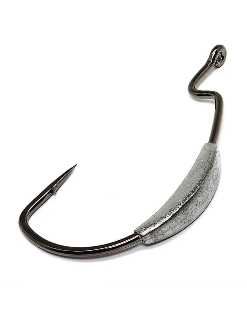 Gamakatsu Hooks>Extra Wide Gap (EWG) Monster Weighted Hooks NS Black