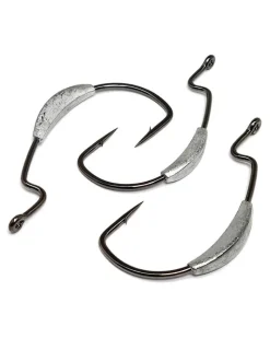 Gamakatsu Hooks>Extra Wide Gap (EWG) Monster Weighted Hooks NS Black