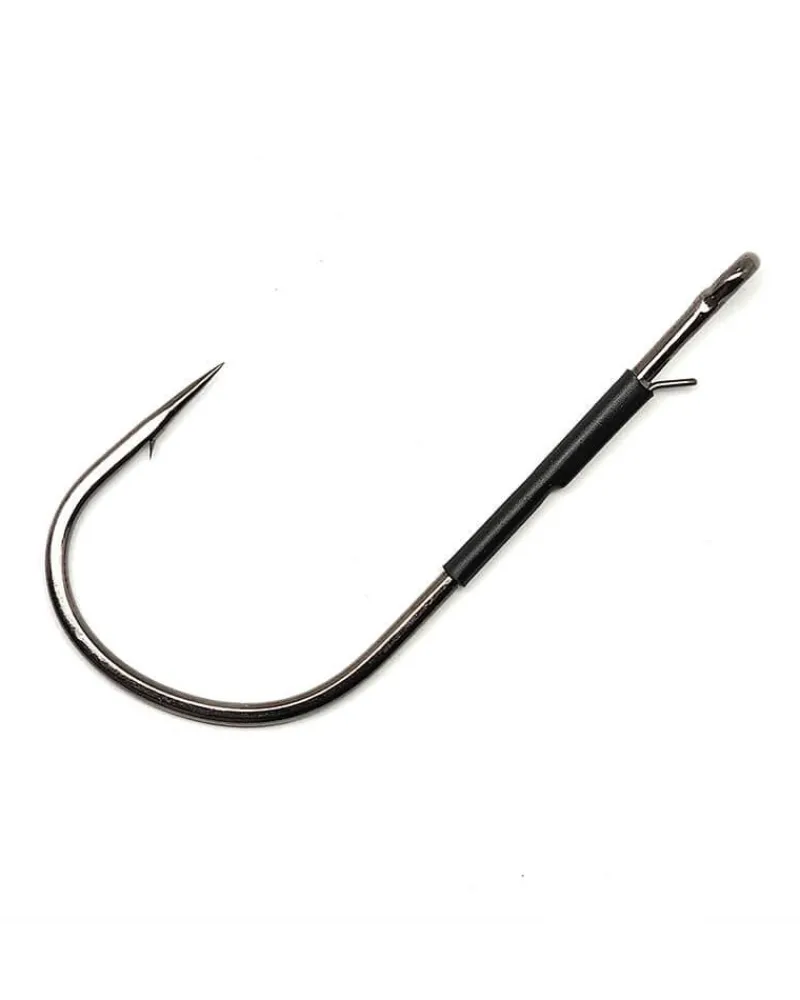 Gamakatsu Hooks>Heavy Cover Worm with Tin Keeper Hooks NS Black