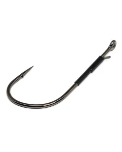 Gamakatsu Hooks>Heavy Cover Worm with Tin Keeper Hooks NS Black