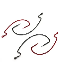 Gamakatsu Hooks>Worm Extra Wide Gap (EWG) Hooks NS Black