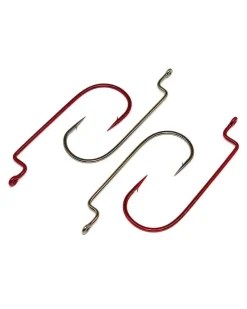 Gamakatsu Hooks>Worm Offset Shank Round Bend Hooks Bronze