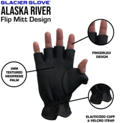 Glacier Glove Gloves>Alaska River Series Flip Mitts