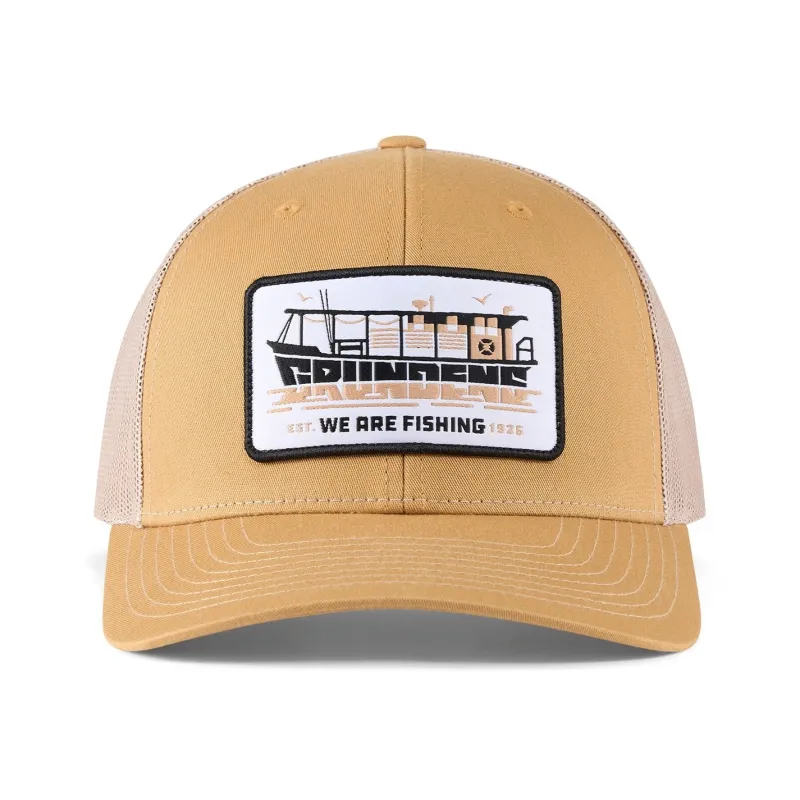 Grundens Hats>Oyster Lugger Trucker Hat
