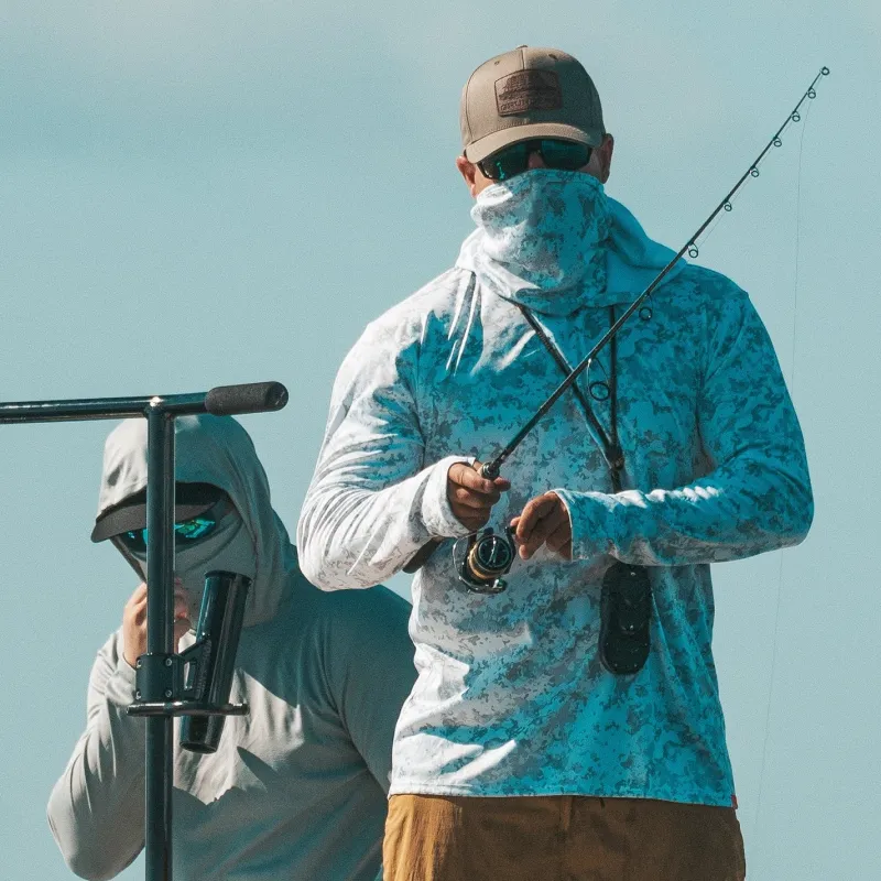 Grundens Shirts & Hoodies>Tough Sun Masked Hoodie