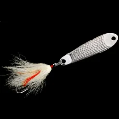 Hopkins Jigs>Shorty Hammered Spoon with Treble Hook