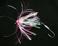 Jigging World Rigs>Hi-Lo Flasher Rigs with Weighted Grub Holder Hooks