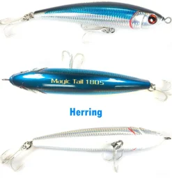 Jigging World Hard Baits>Magic Tail Sinking Stick Baits *Final Sale*