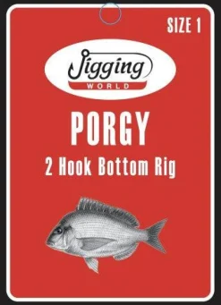 Jigging World Rigs>Porgy Bottom Mono Rigs
