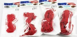 Jigging World Assist Cord>Soft Red Kevlar Line