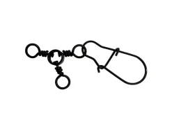 Jigging World Swivels & Snaps>3 Way Swivel with Duo Lock Snap 10 Pack
