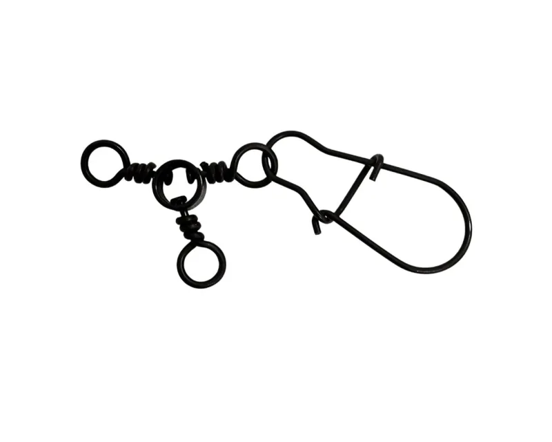 Jigging World Swivels & Snaps>3 Way Swivel with Duo Lock Snap 10 Pack