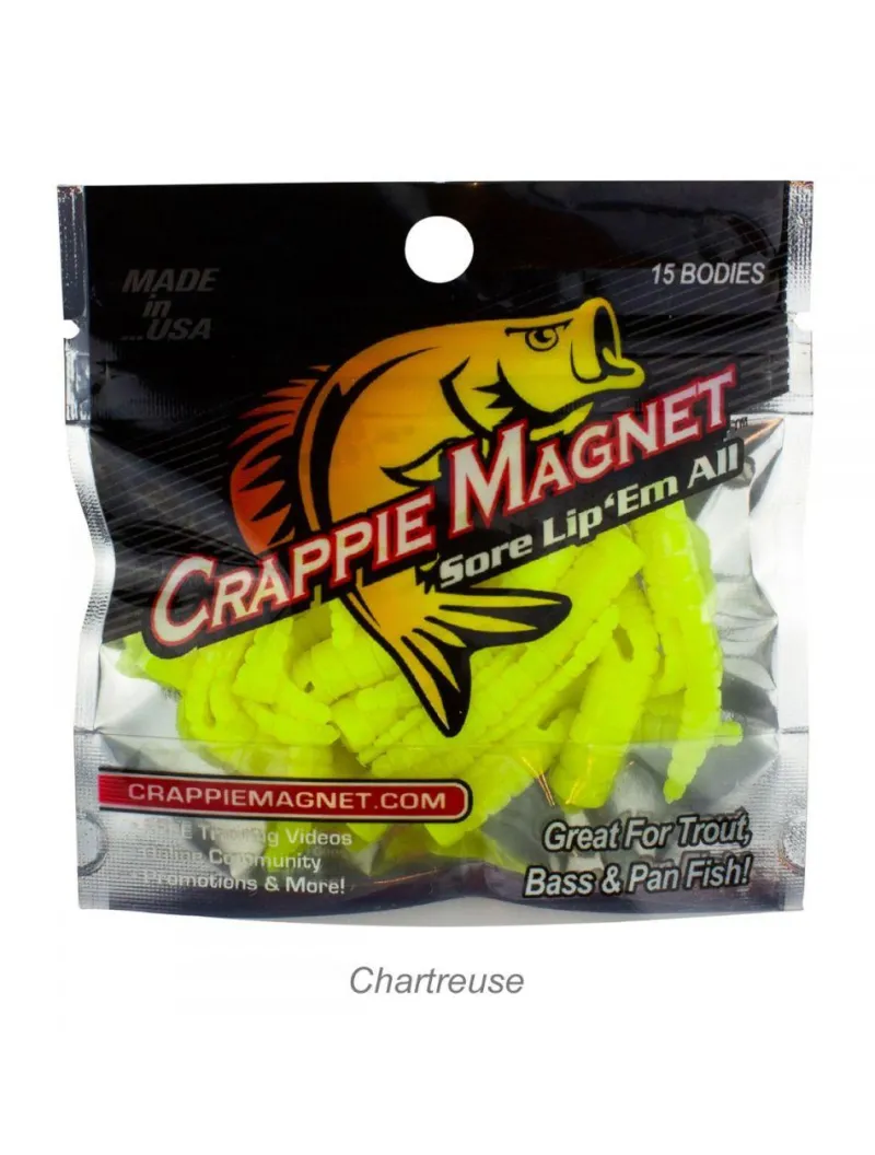 Leland Lures Soft Baits>Crappie Magnet 15pc Body Packs