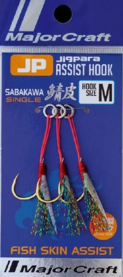 Major Craft Hooks>Jigpara Assist Hook Sabakawa