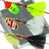 Mepps Spinnerbaits, Buzzbaits, Inline Spinners>Bass Pocket Pac - #3 Aglia Dressed Inline Spinners