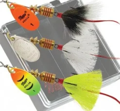 Mepps Spinnerbaits, Buzzbaits, Inline Spinners>Trout Pocket Pac - #1 Aglia Dressed Inline Spinners