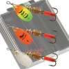 Mepps Spinnerbaits, Buzzbaits, Inline Spinners>Trout Pocket Pac - #1 Aglia Plain Inline Spinners