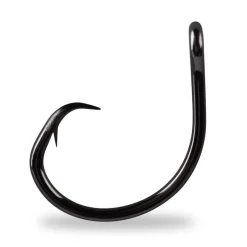 Mustad Hooks>Demon Perfect Circle In-Line 3X Hooks Black Knickel