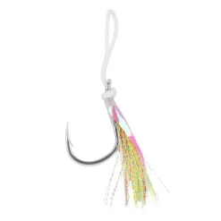 Mustad Hooks>J-Assist1 Heavy Duty Jigging Assist Rig with Green Flash