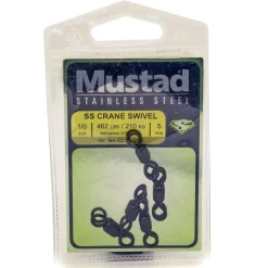 Mustad Swivels & Snaps>MA102-SS Crane Stainless Steel Swivels