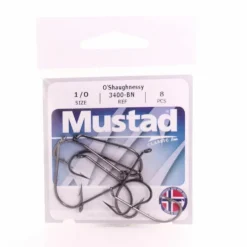 Mustad Hooks>O'Shaughnessy Baitholder Hooks Black Knickel