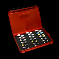 NLBN Soft Baits|Tackle Boxes & Storage>- No Live Bait Needed Colored Jig Head Boxes