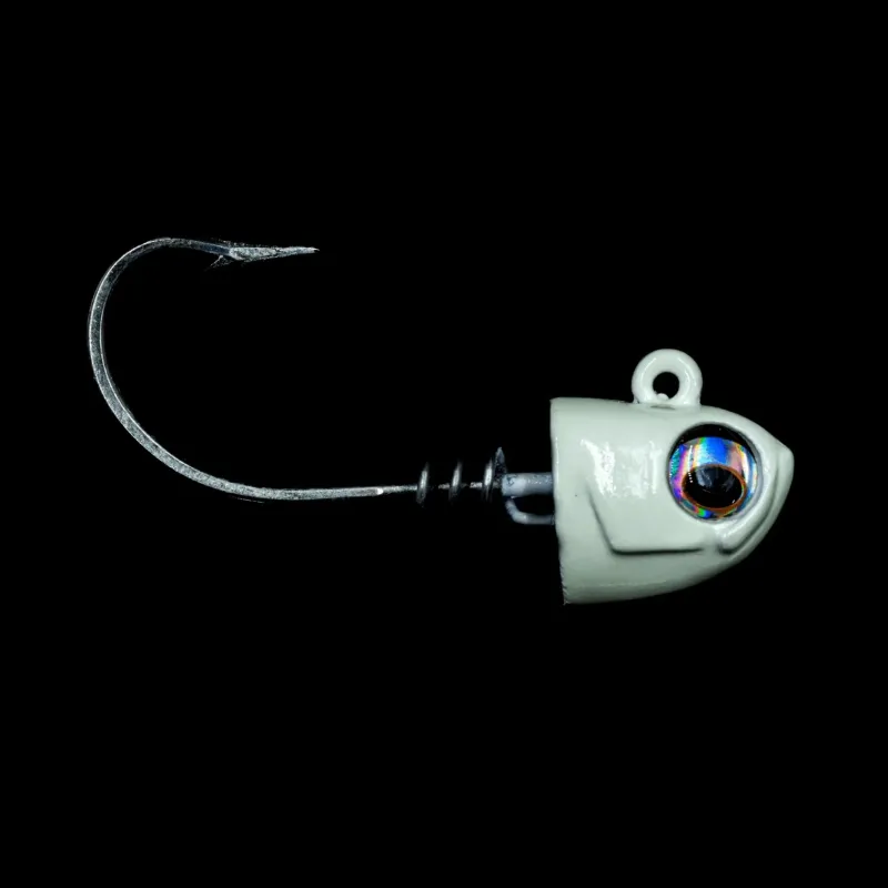 NLBN Jigs>- No Live Bait Needed Hot Heads Screw Lock Jig Heads for 5" Paddle Tails