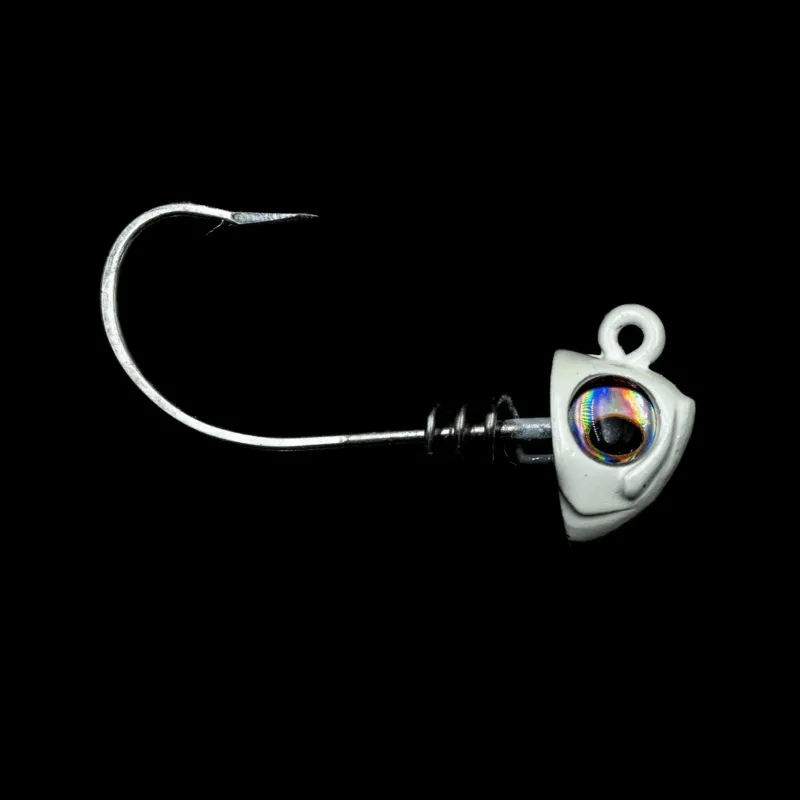 NLBN Jigs>- No Live Bait Needed Hot Heads Screw Lock Jig Heads for 5" Paddle Tails